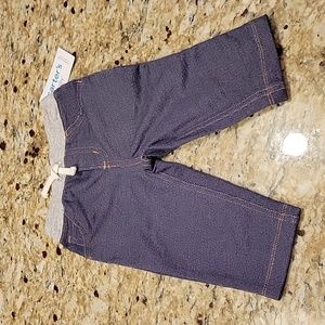Carters pants baby boy size 6 months navy blue